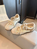 Damen atmungsaktive Lifestyle-Sneaker mit luxuriösem Wildleder-Obermaterial und flexiblem Sohlenprofil R&B