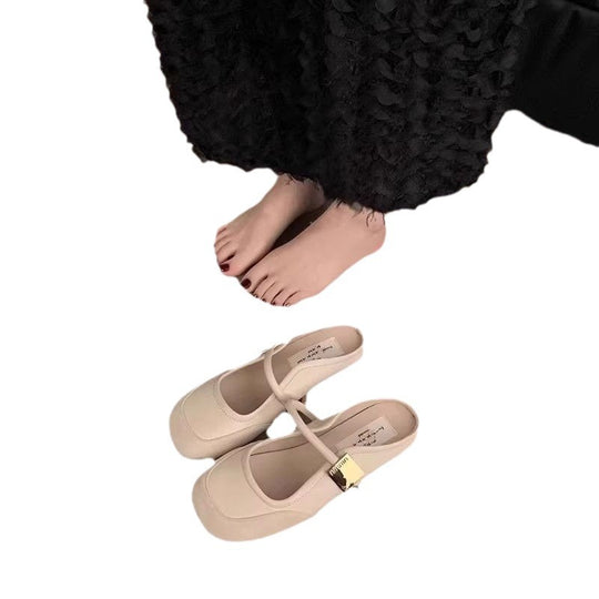 Damen Ballerina-Schuhe mit verstellbarem Riemen und stilvollem Design R&B
