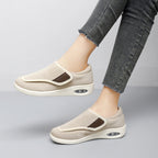 Damen Bequeme Slip-On Fitnessschuhe mit atmungsaktivem Mesh-Obermaterial R&B