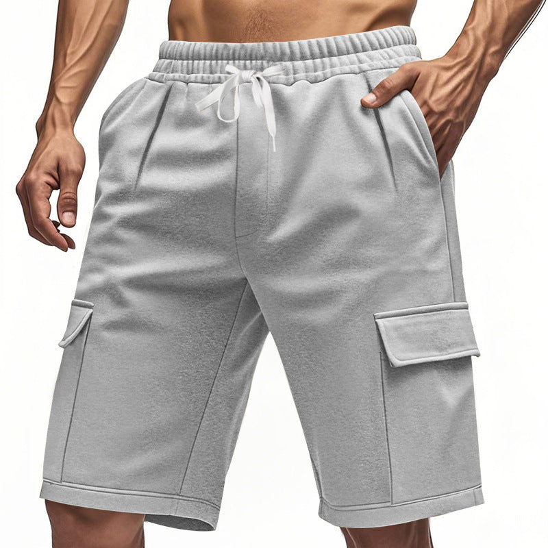 Damen komfortable Cargo-Shorts mit elastischem Bund und praktischen Seitentaschen R&B