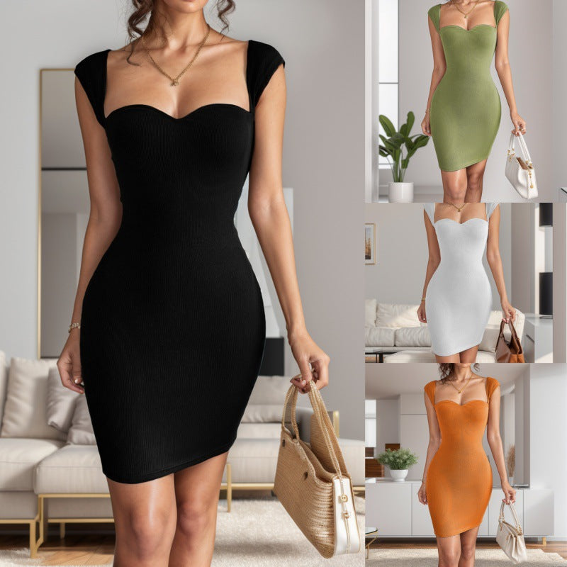 Frauen Figurbetont Abendkleid R&B