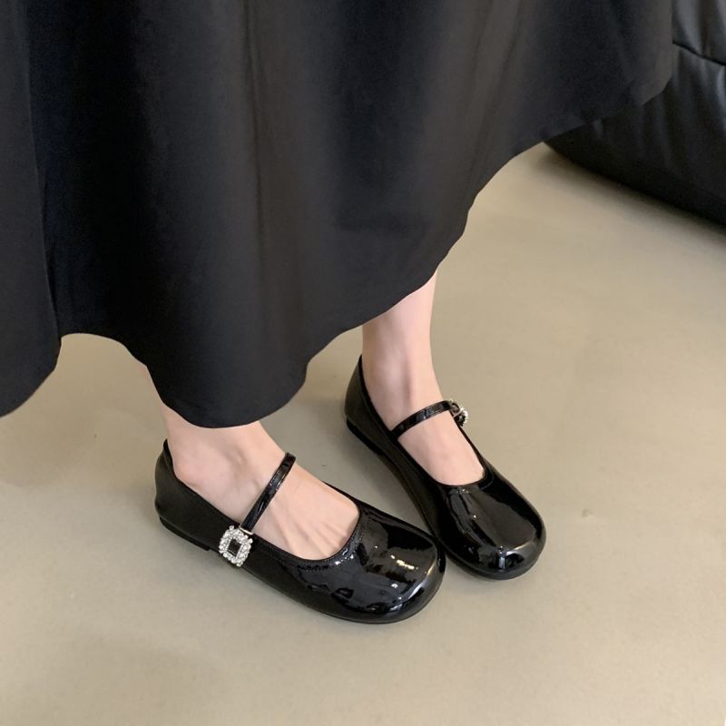 Damen Ballerinas mit dekorativem Riemen und elegantem Schuhdesign R&B