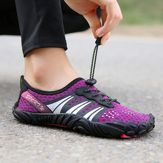 Damen Flexibles und rutschfestes Wassersport-Schuhe mit elastischem Schnürsystem R&B