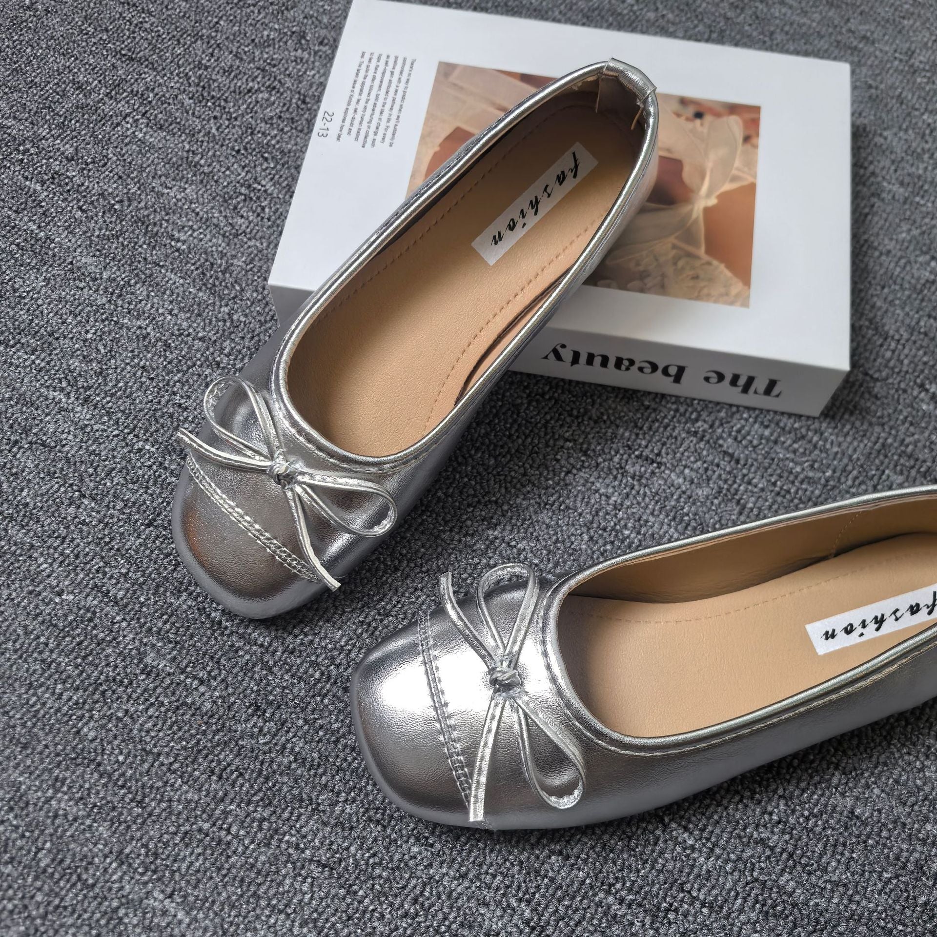 Damen Ballerinas mit elegantem Schleifen-Detail und softem Innenfutter EB