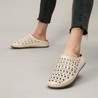 Damen Clogs mit atmungsaktivem Mesh-Design und flexiblem Fußbett R&B