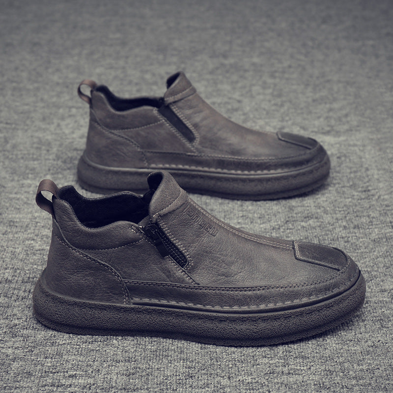 Herren Komfortable und stylische Stiefel mit Reißverschluss R&B