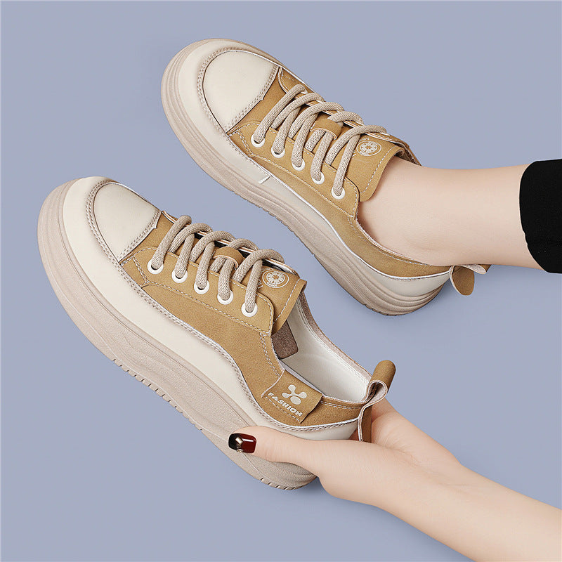 Damen Modische Plateau-Sneaker mit minimalistischer Form R&B
