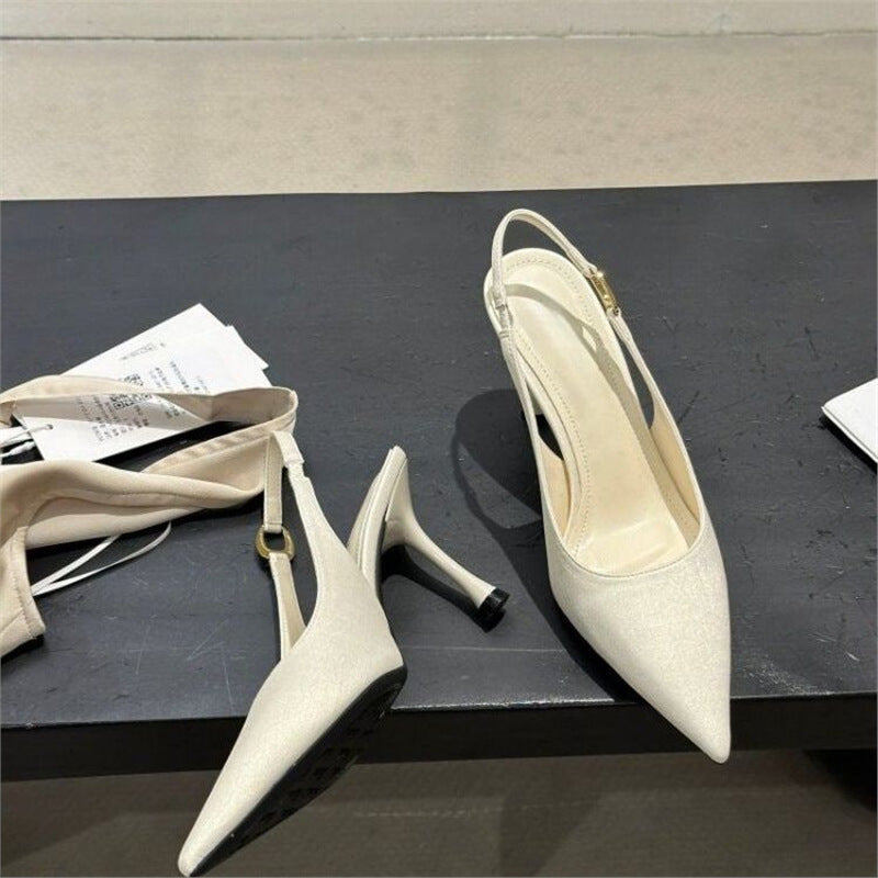 Damen Slingback Stiletto-Pumps mit elegantem Riemchen R&B