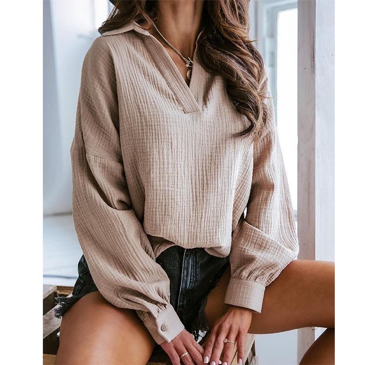 Damen lässige Hemdbluse R&B