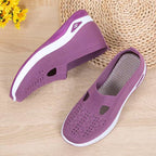 Damen Leichte und luftige Slip-On Sneakers mit elastischer Sohle R&B