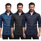 Herren Denim Hemd