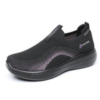 Damen Bequeme Slip-On Sneakers mit flexiblem Komfortdesign R&B