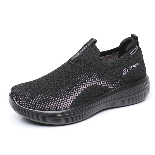 Damen Bequeme Slip-On Sneakers mit flexiblem Komfortdesign R&B