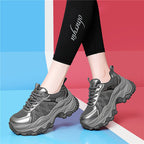 Damen Sportliche Chunky Sneakers mit atmungsaktivem Obermaterial und rutschfester Sohle R&B