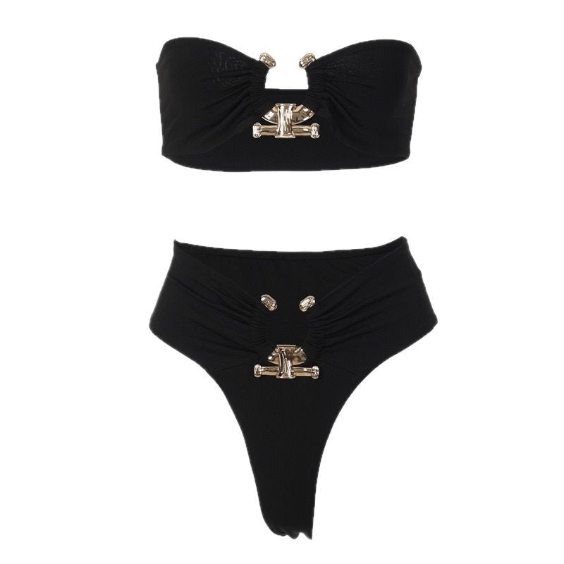 Damen Designer Bikini mit glamourösen Details R&B
