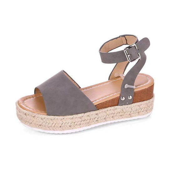 Damen Espadrille Sandalen mit verstellbarem Riemen R&B