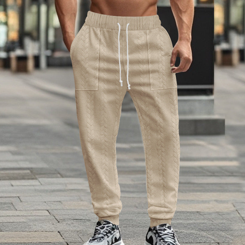 Herren Sportliche Jogginghose mit strukturiertem Design und elastischem Bund R&B