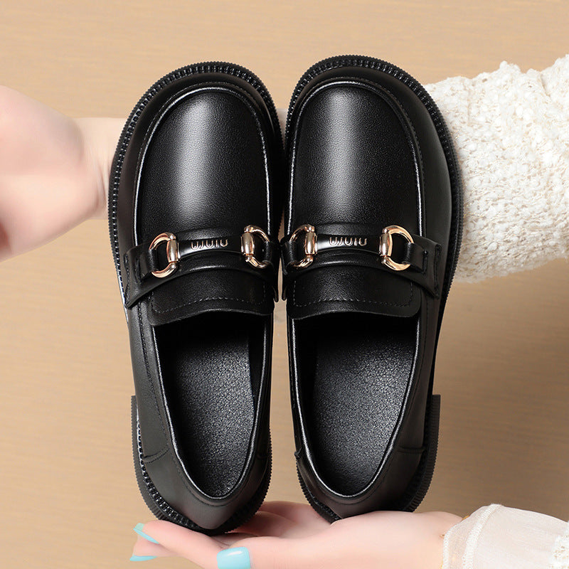 Damen Elegante Loafers mit modischem Kettendetail und bequemer Sohle R&B
