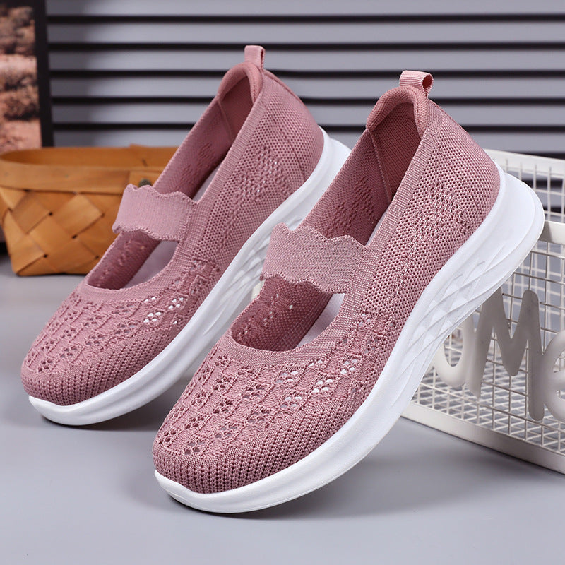 Damen Bequeme und atmungsaktive Slip-On Freizeitschuhe R&B