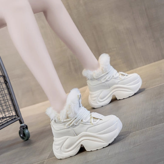 Damen Winter-Sneaker mit kuscheligem Innenfutter und rutschfester Sohle R&B