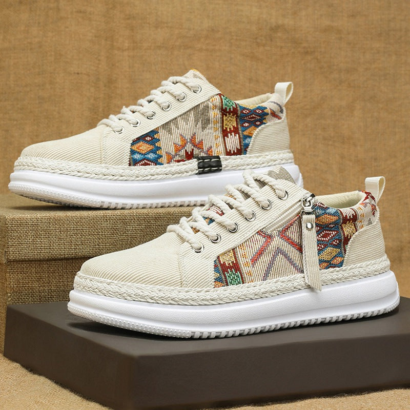 Damen Urbaner Freizeitsneaker mit kunstvollen Mustern und dämpfender Sohle R&B