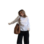Damen Bluse mit eleganten Spitzenakzenten und Puffärmeln R&B