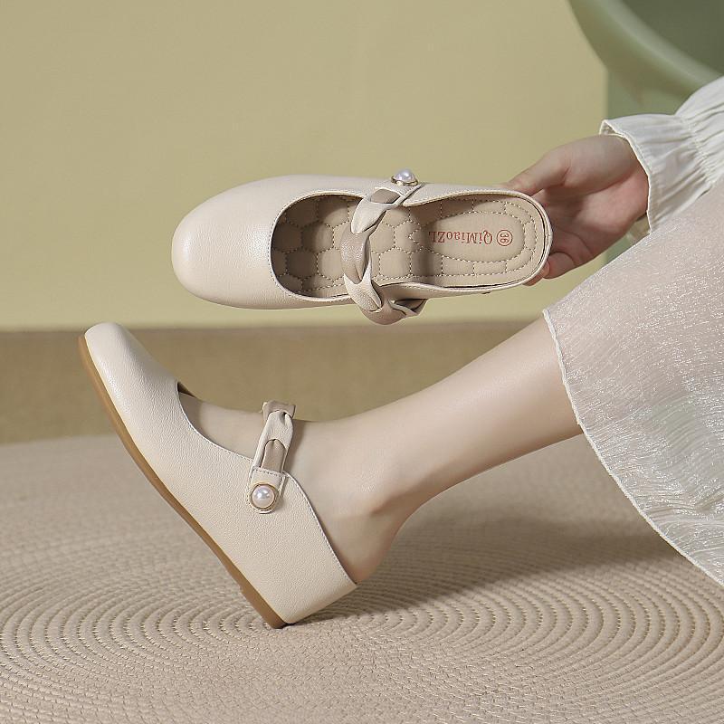 Damen elegante Ballerinas mit modischem Schleifen-Design