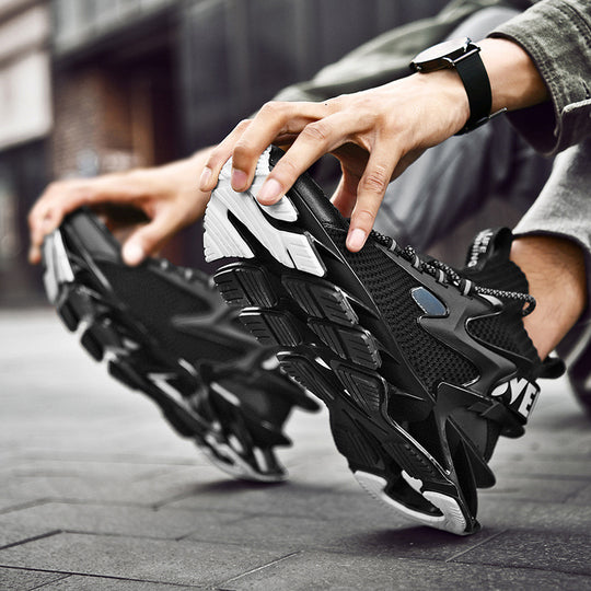 Damen Sportliche Traingsneakers mit atmungsaktiver Mesh-Oberfläche und dämpfender Sohle R&B
