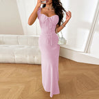 Damen elegantes Maxikleid mit zeitlosem Design