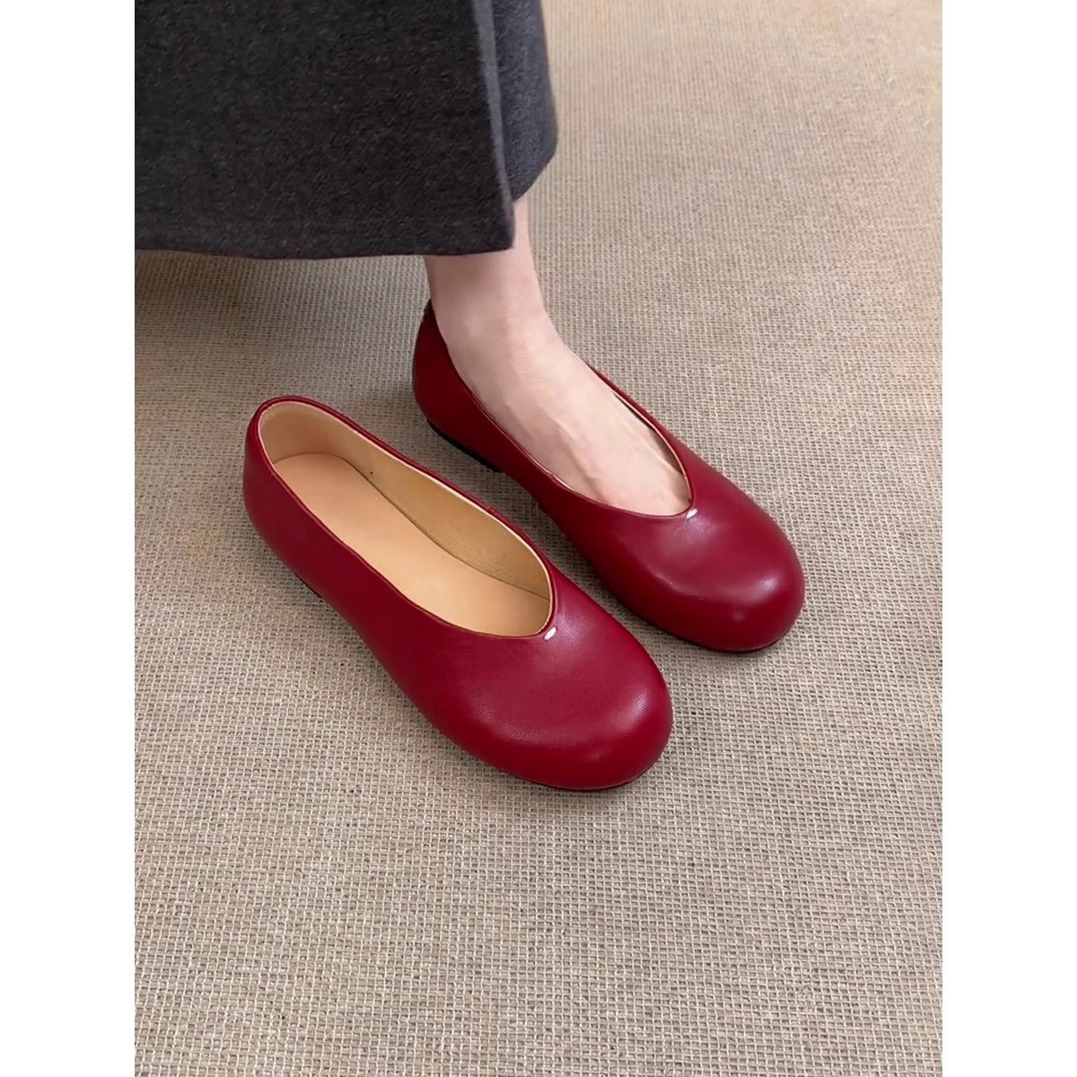 Damen klassische Ballerinas mit elegantem Schnitt und komfortabler Passform R&B