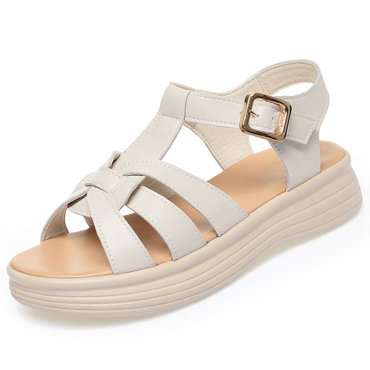 Damen Freizeitsandalen mit verstellbarem Riemen und komfortablem Fußbett R&B