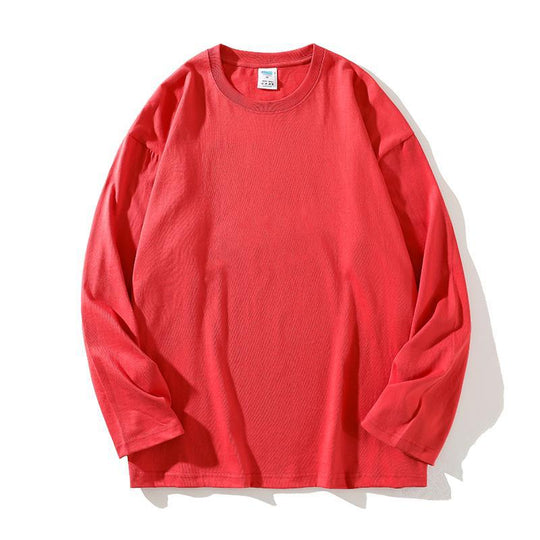 Damen vielseitiges Langarm-T-Shirt aus hochwertiger Baumwolle R&B