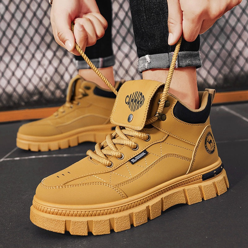 Damen robuste High-Top Stiefel mit verstärkter Sohle R&B
