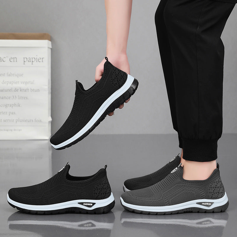 Damen Sportliche Slip-On Sneakers mit elastischem Obermaterial und rutschfester Sohle R&B