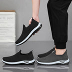 Damen Atmungsaktive und flexible Slip-On Sneakers