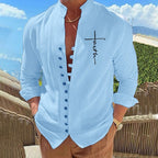 Herren luftige Hemdbluse R&B