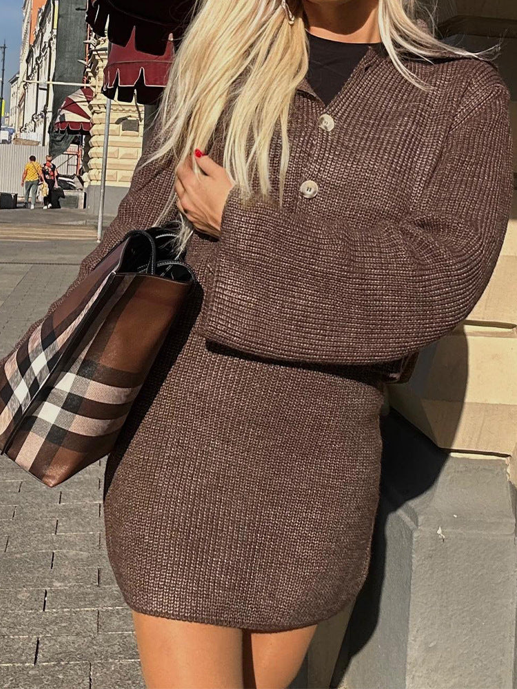 Damen Strickjacke mit modernen Knopfdetails R&B