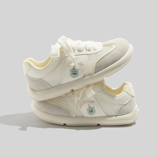 Damen Sneakers mit verspieltem Bärenmotiv und atmungsaktivem Obermaterial R&B