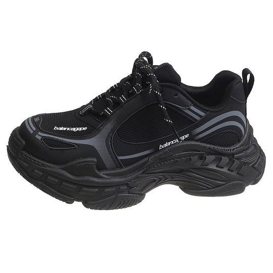 Damen sportliche Sneaker mit atmungsaktiver Mesh-Oberfläche und dämpfender Sohle R&B