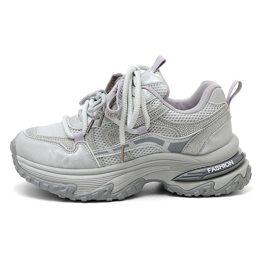 Damen Sportliche Sneakers mit atmungsaktivem Obermaterial und schockabsorbierender Sohle R&B