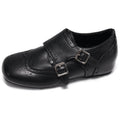 Damen elegante Schnallenschuhe mit feinen Perforationen R&B