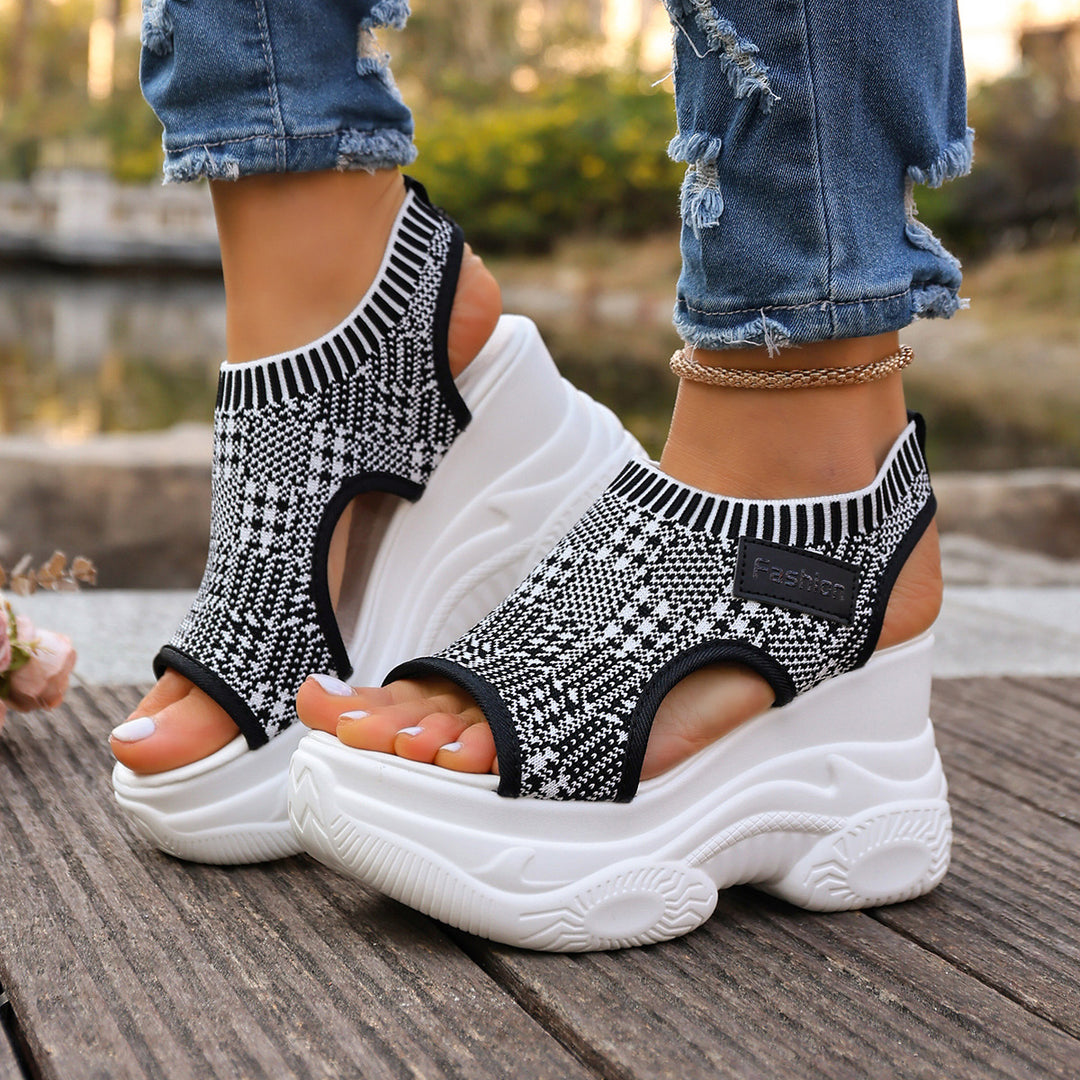 Damen Sneaker-Sandalen mit atmungsaktivem Obermaterial und rutschfester Sohle R&B
