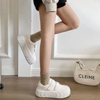 Damen Chunky Sneakers mit verstellbarem Klettverschluss und dämpfender Sohle R&B