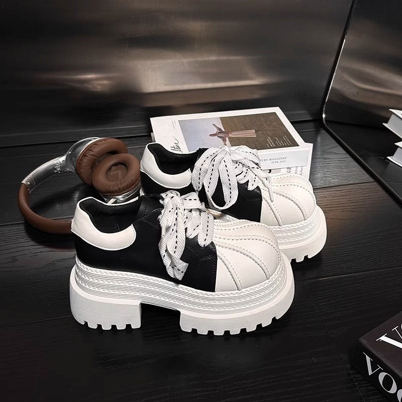 Damen Chunky Schuhe mit auffälligem Profil und robustem Obermaterial