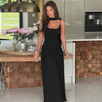 Damen Haltermaxikleid mit elegantem Schnitt und praktischen Raffungselementen R&B