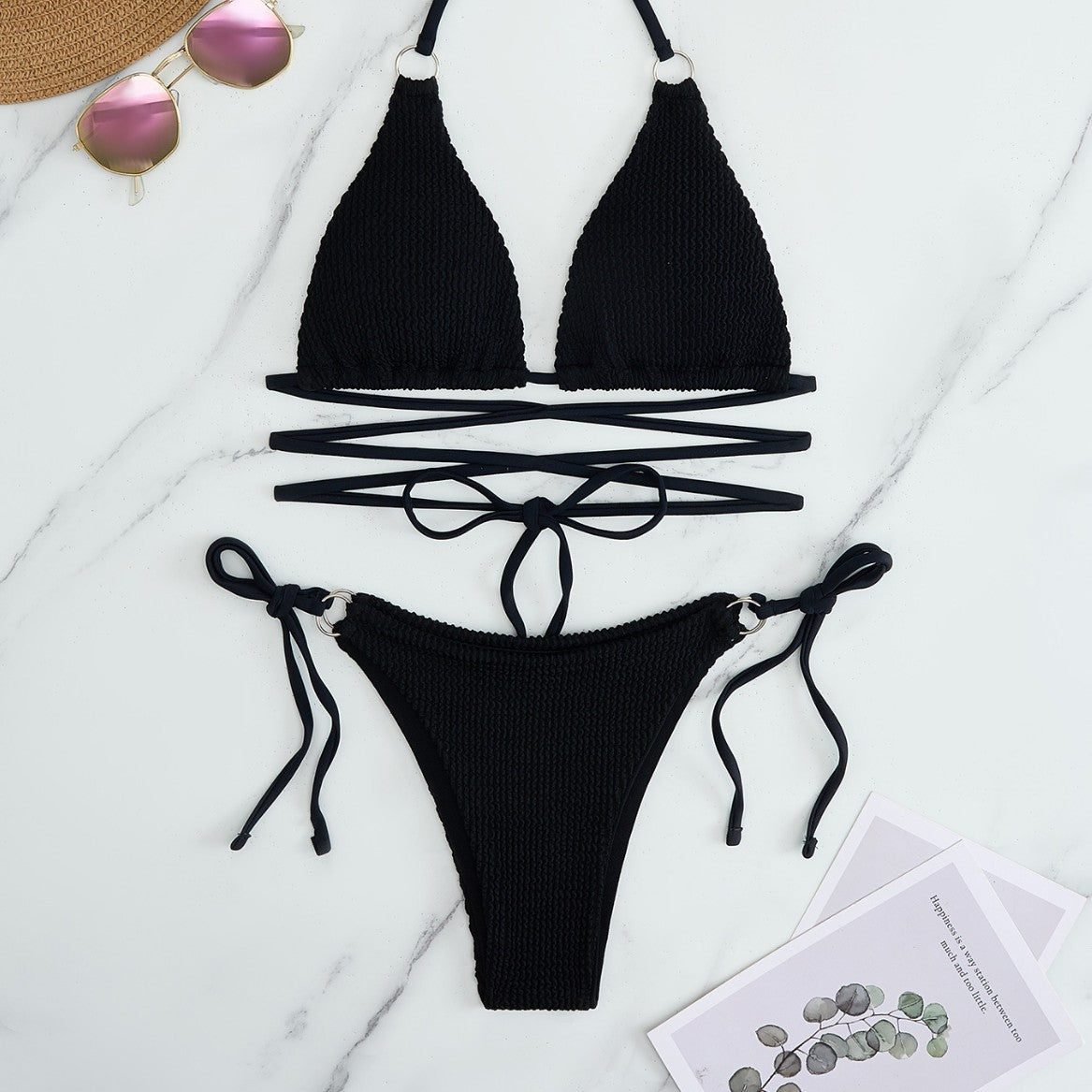 Damen Bikiniset mit verspieltem Schmetterlingsdesign R&B