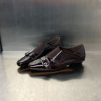 Damen Elegante Slipper mit modischem Schnallenverschluss und hochwertiger Oberflächenstruktur R&B