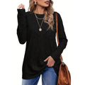 Damen Langarmstrickpullover mit strukturiertem Rippdesign R&B
