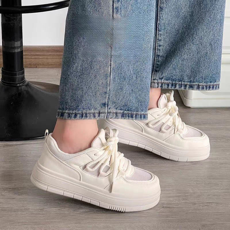 Damen Chunky Sneakers mit atmungsaktiver Textiloberfläche und stabiler Sohle