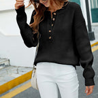R&B | Einfarbiger Strickpullover Mit Feinem Strick